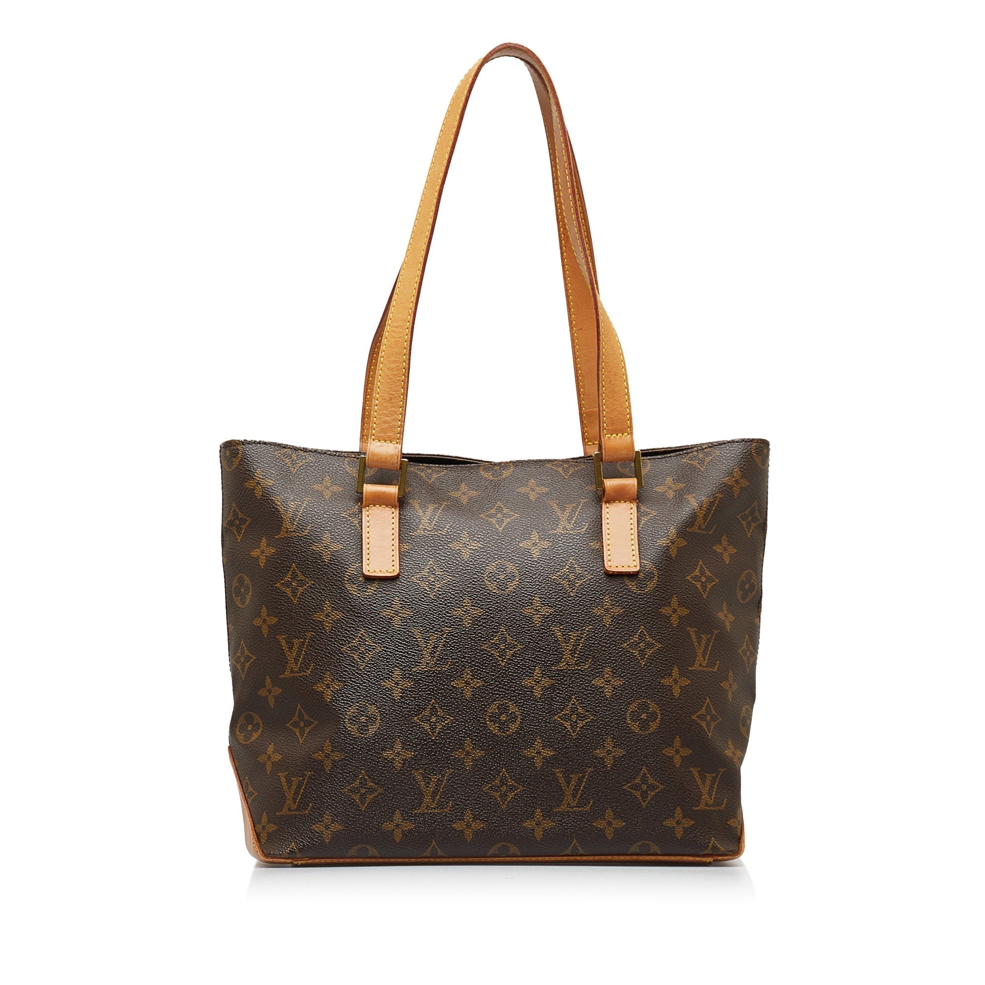 Brown LV Monogram Cabas Piano Tote Bag