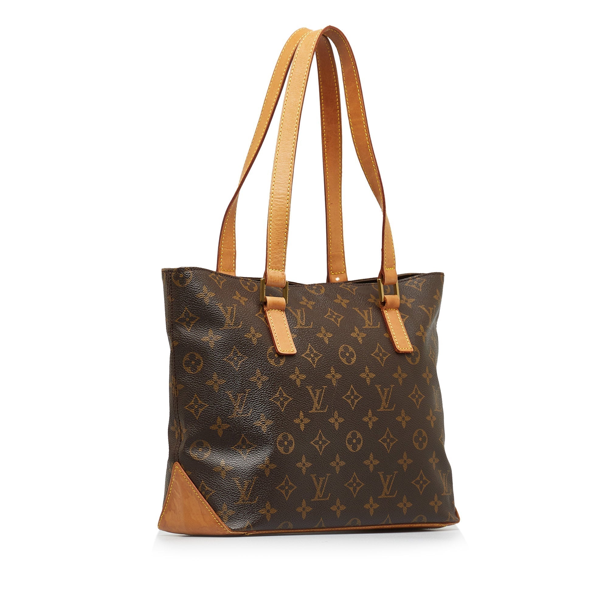 Brown LV Monogram Cabas Piano Tote Bag