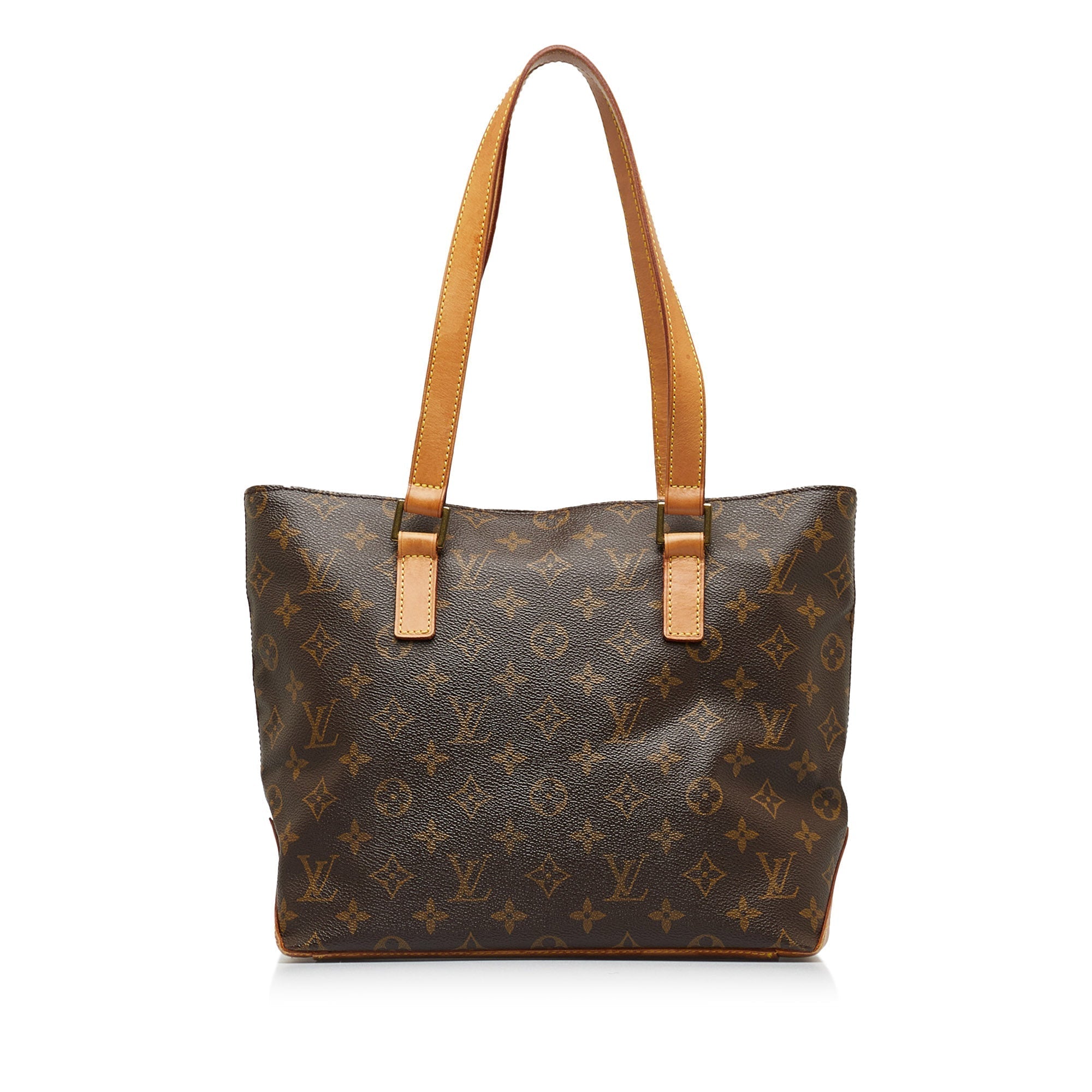 Brown LV Monogram Cabas Piano Tote Bag