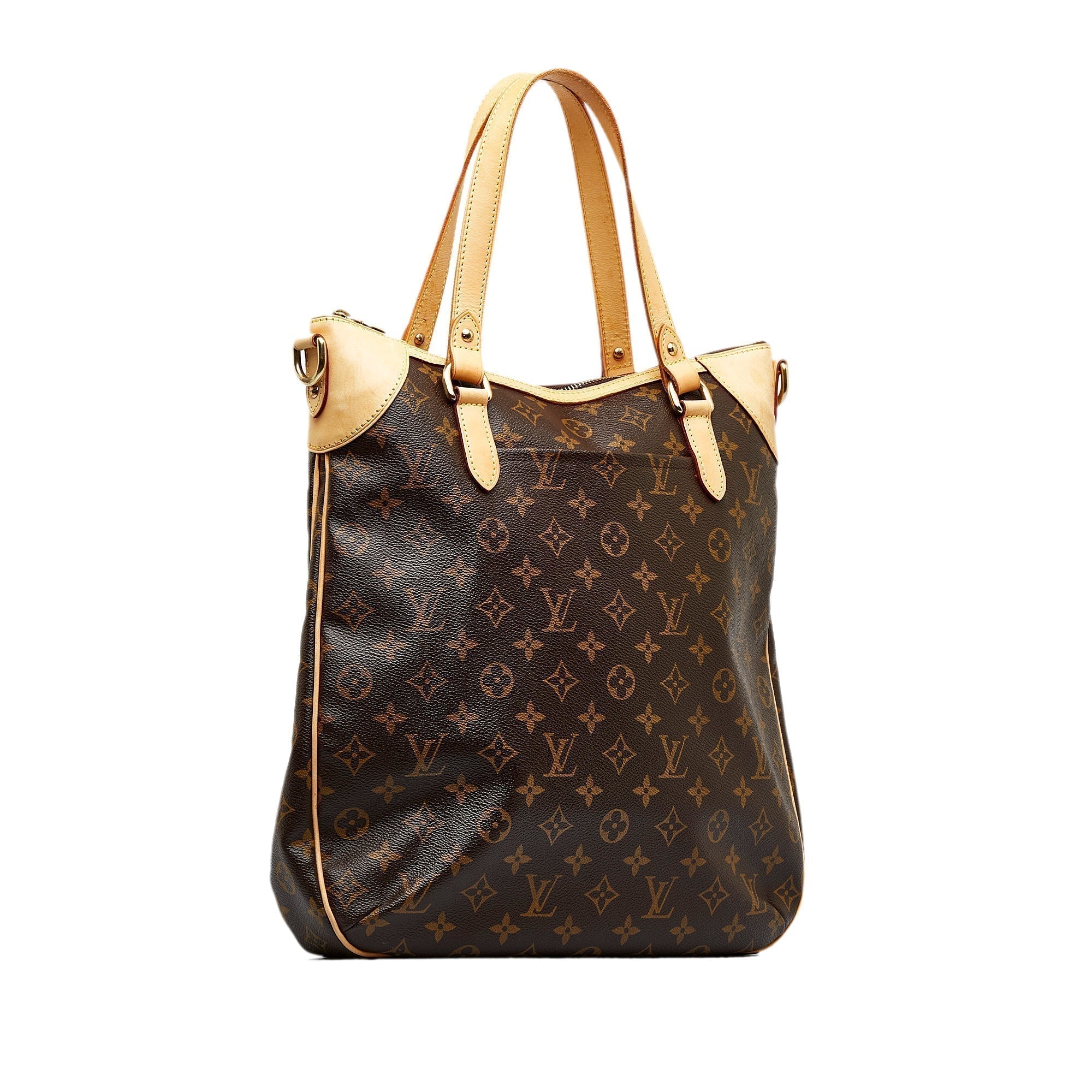 Brown LV Monogram Odeon GM Satchel