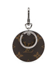 Brown LV Monogram Illustre Logos Bag Charm Key Chain