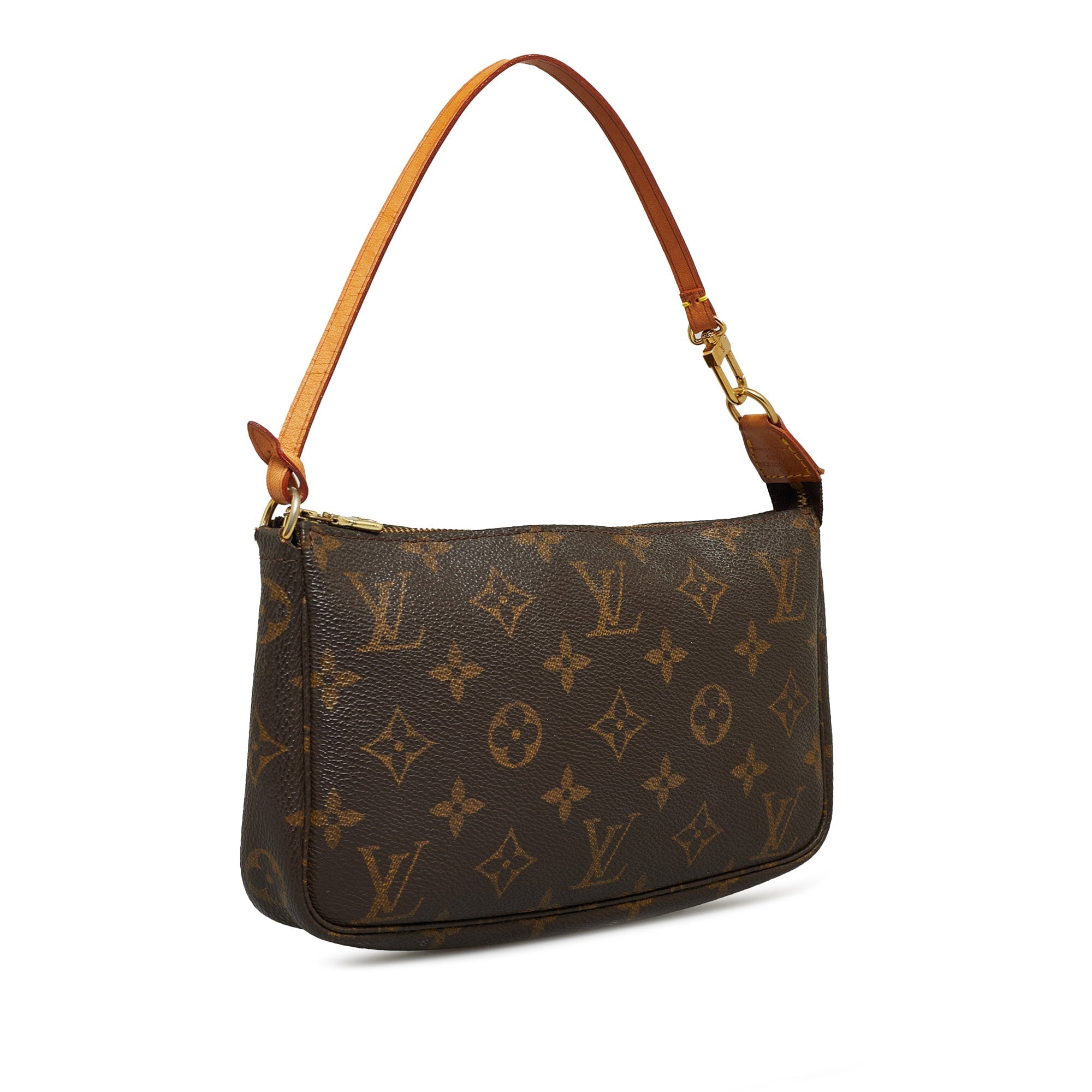 Brown LV Monogram Pochette Accessoires Baguette