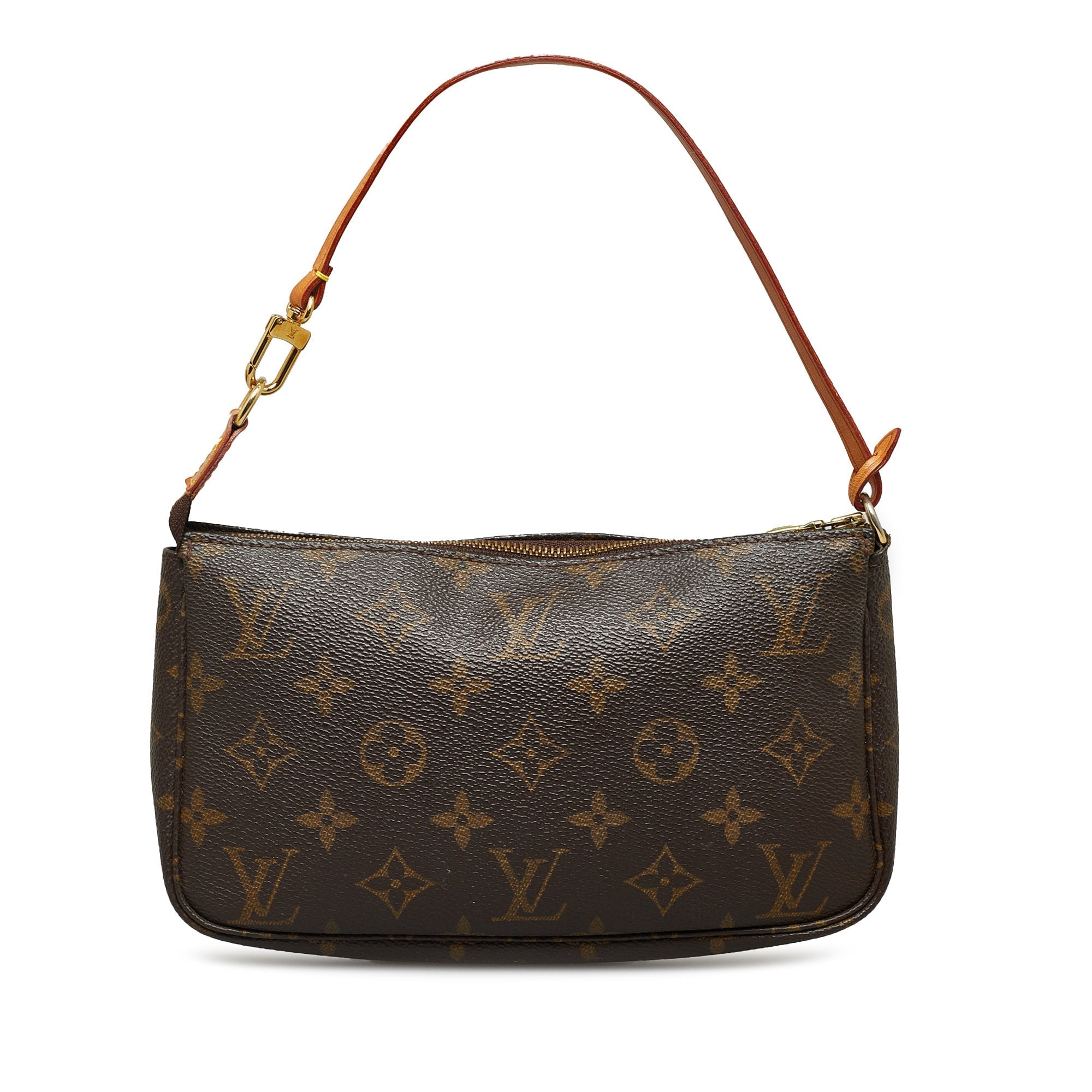 Brown LV Monogram Pochette Accessoires Baguette