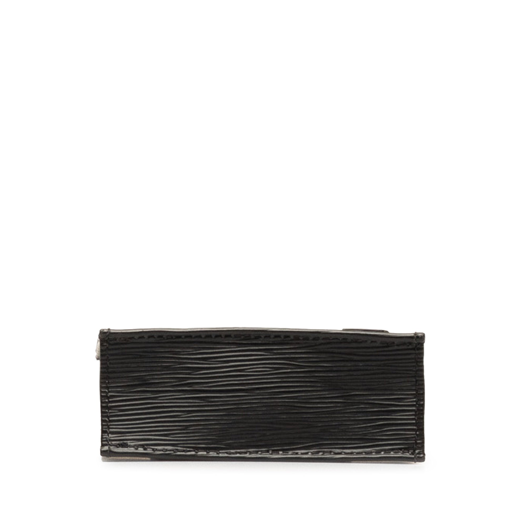 Black LV Epi Petit Sac Plat Satchel