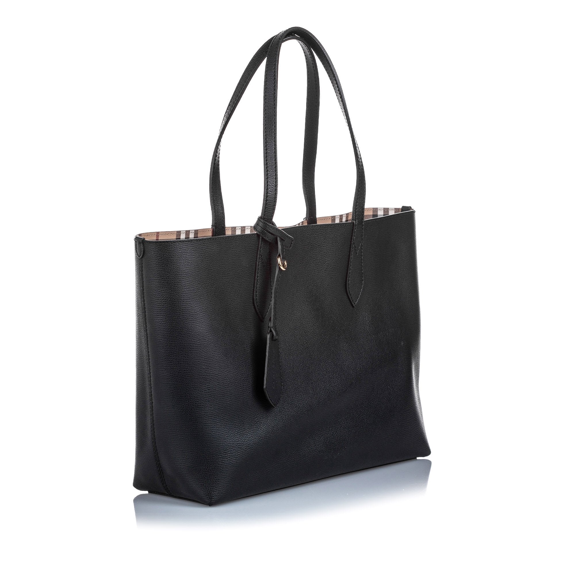 BBERRY Black Medium Haymarket Reversible Tote UNITED KINGDOM