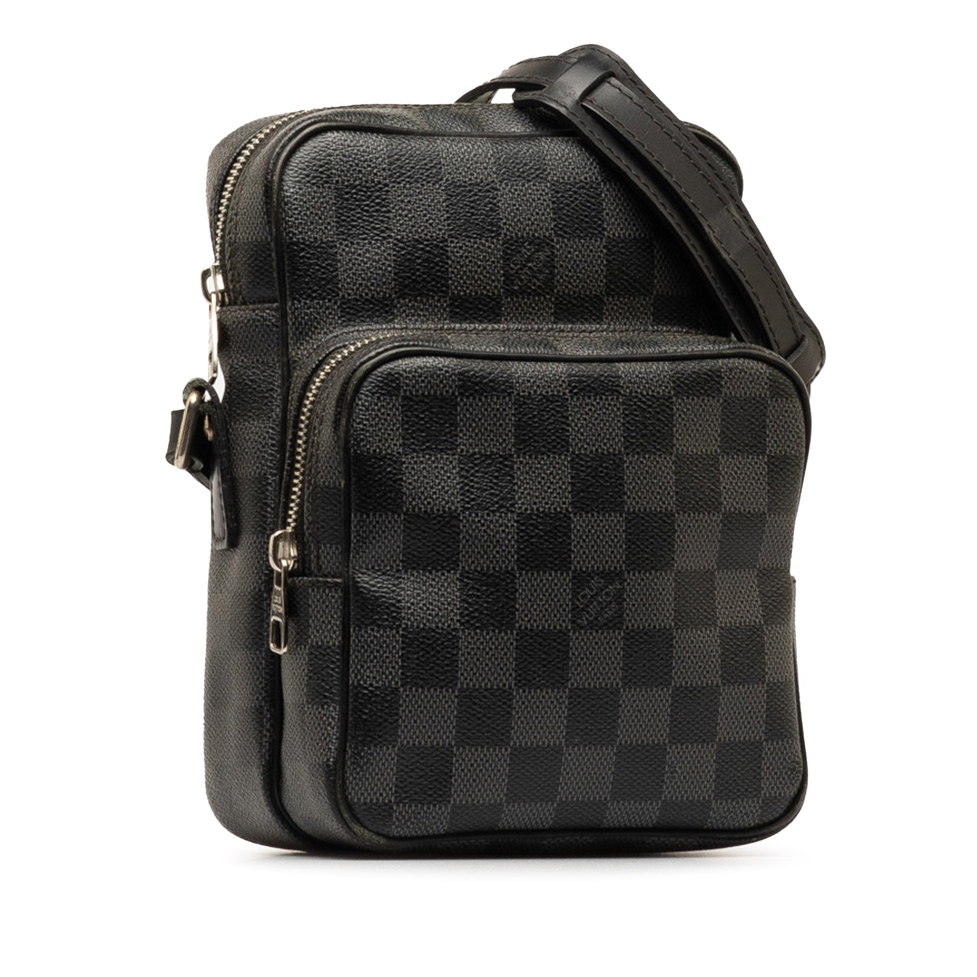 Black LV Damier Graphite Rem Crossbody Bag