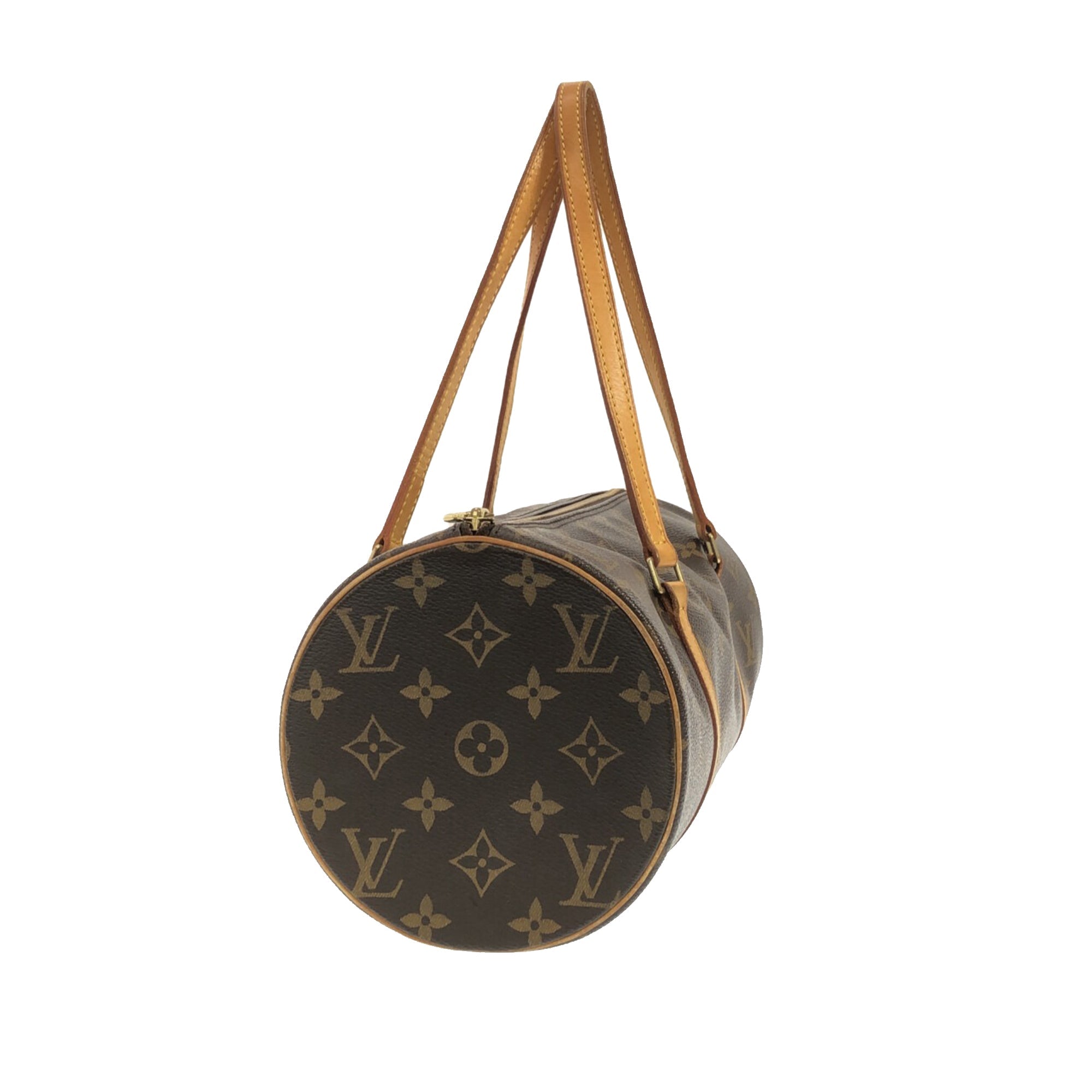 Brown LV Monogram Papillon 30 HandBag