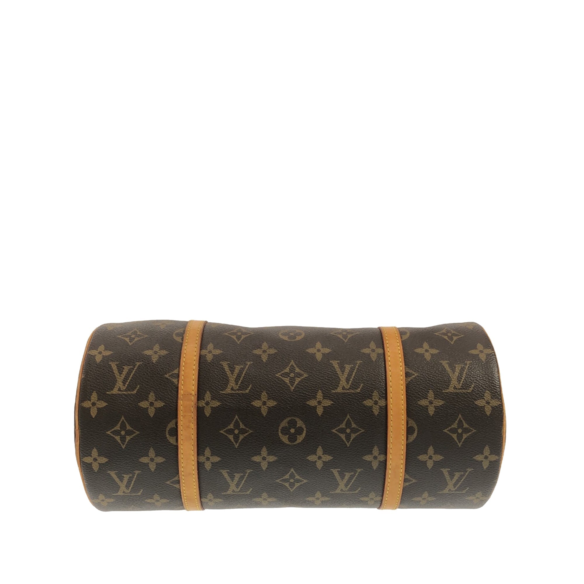 Brown LV Monogram Papillon 30 HandBag