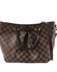 Brown LV Damier Ebene Siena MM Satchel