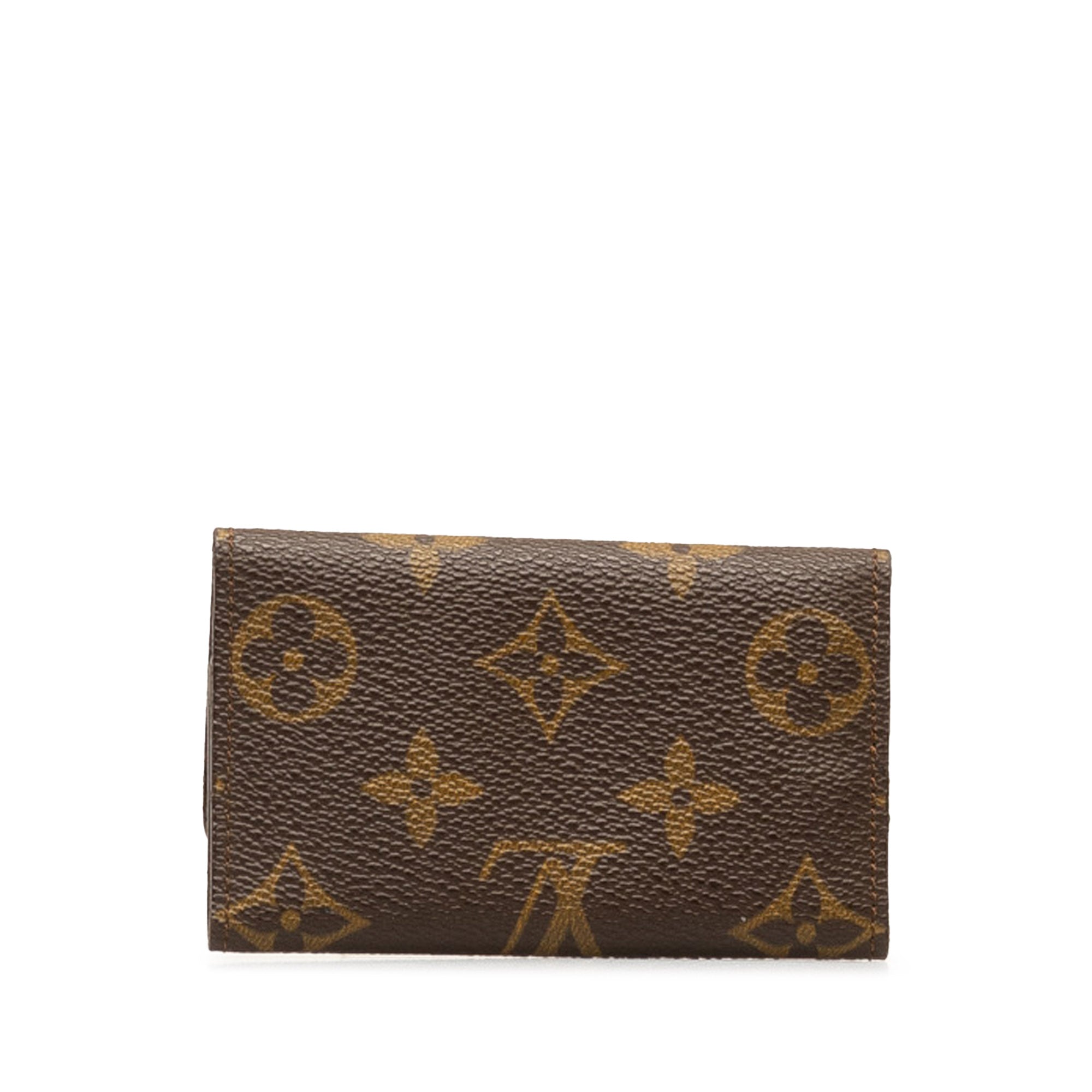 Brown LV Monogram 6 Key Holder