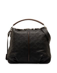 Black LV Monogram Mahina Selene PM Satchel