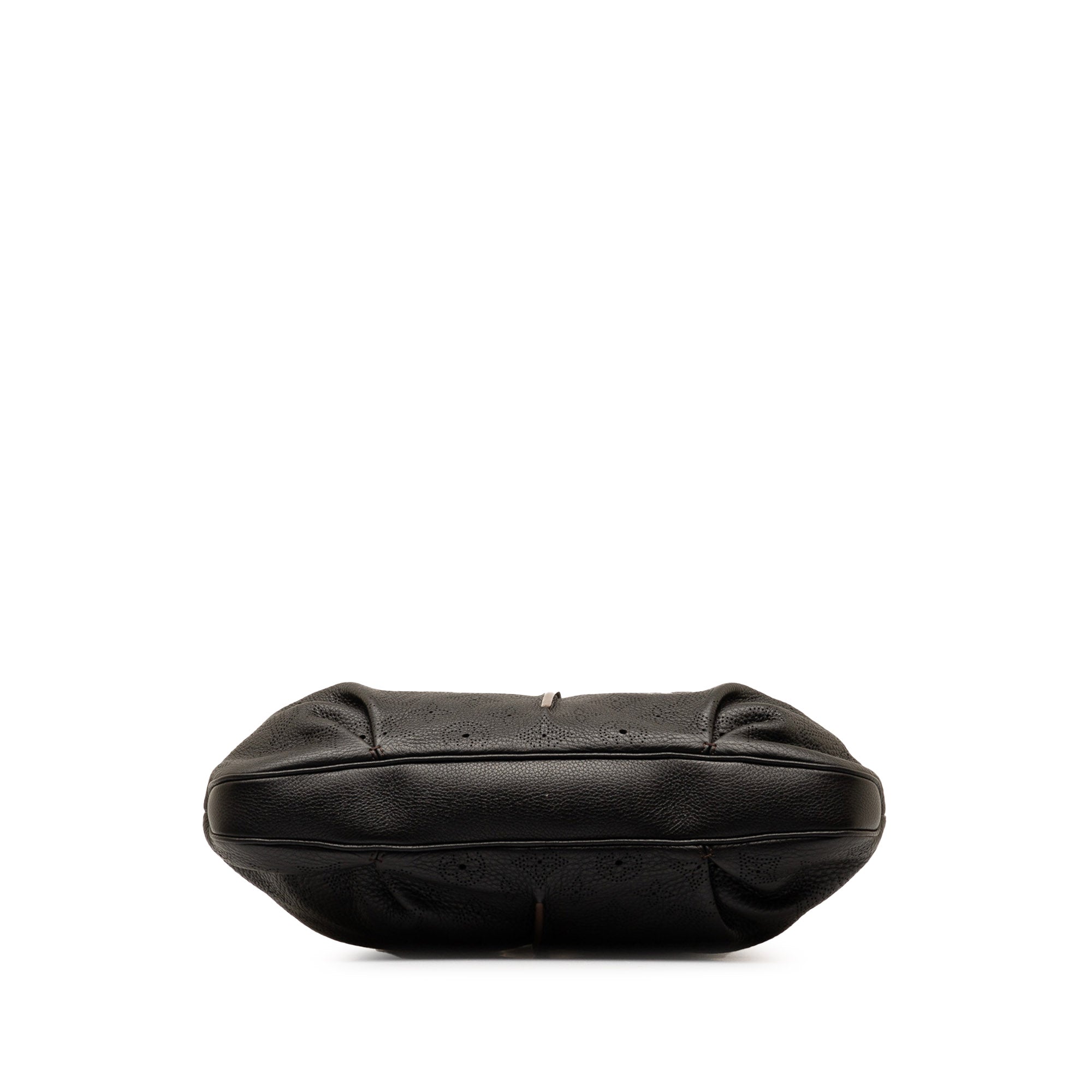 Black LV Monogram Mahina Selene PM Satchel
