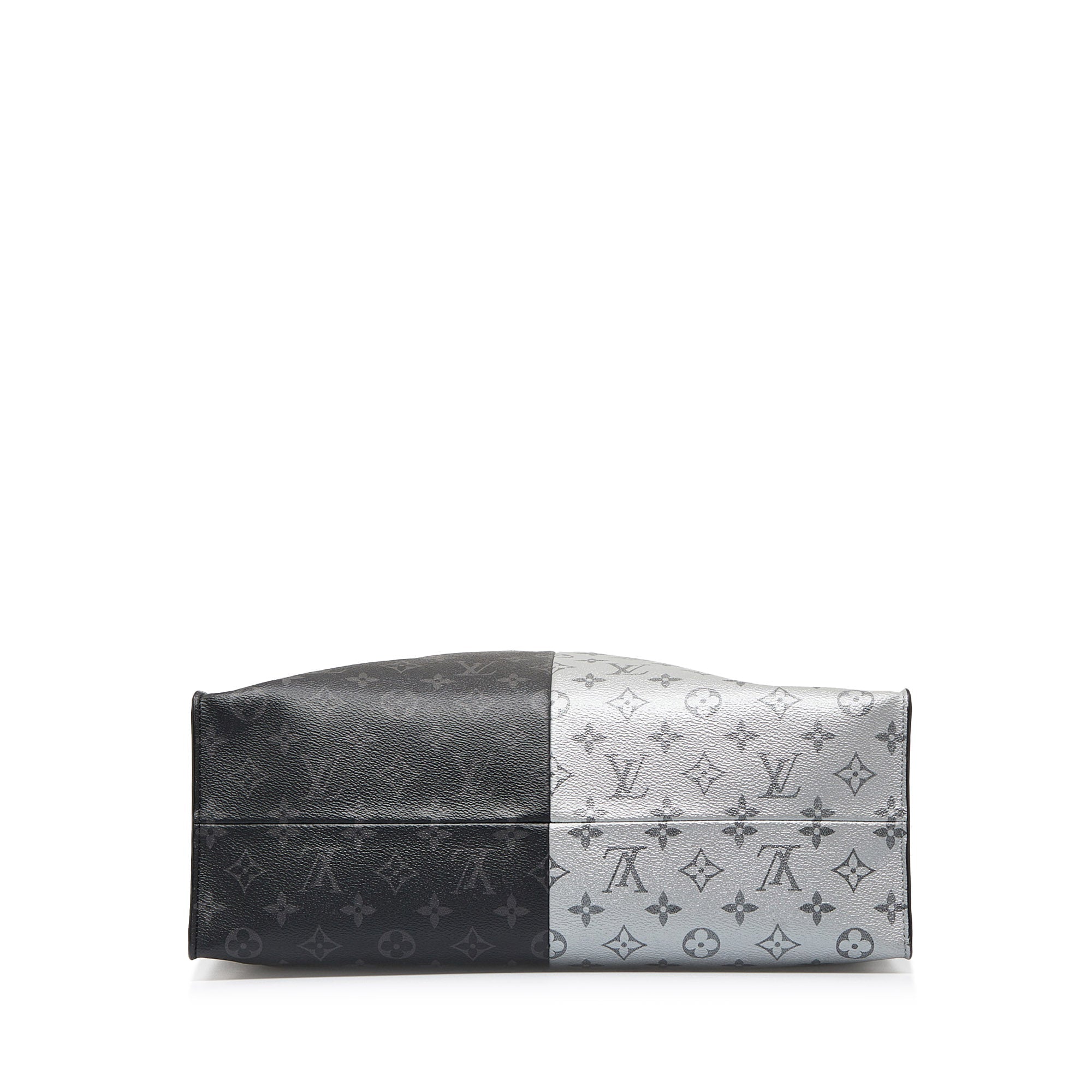 Black LV Monogram Eclipse North South Tote