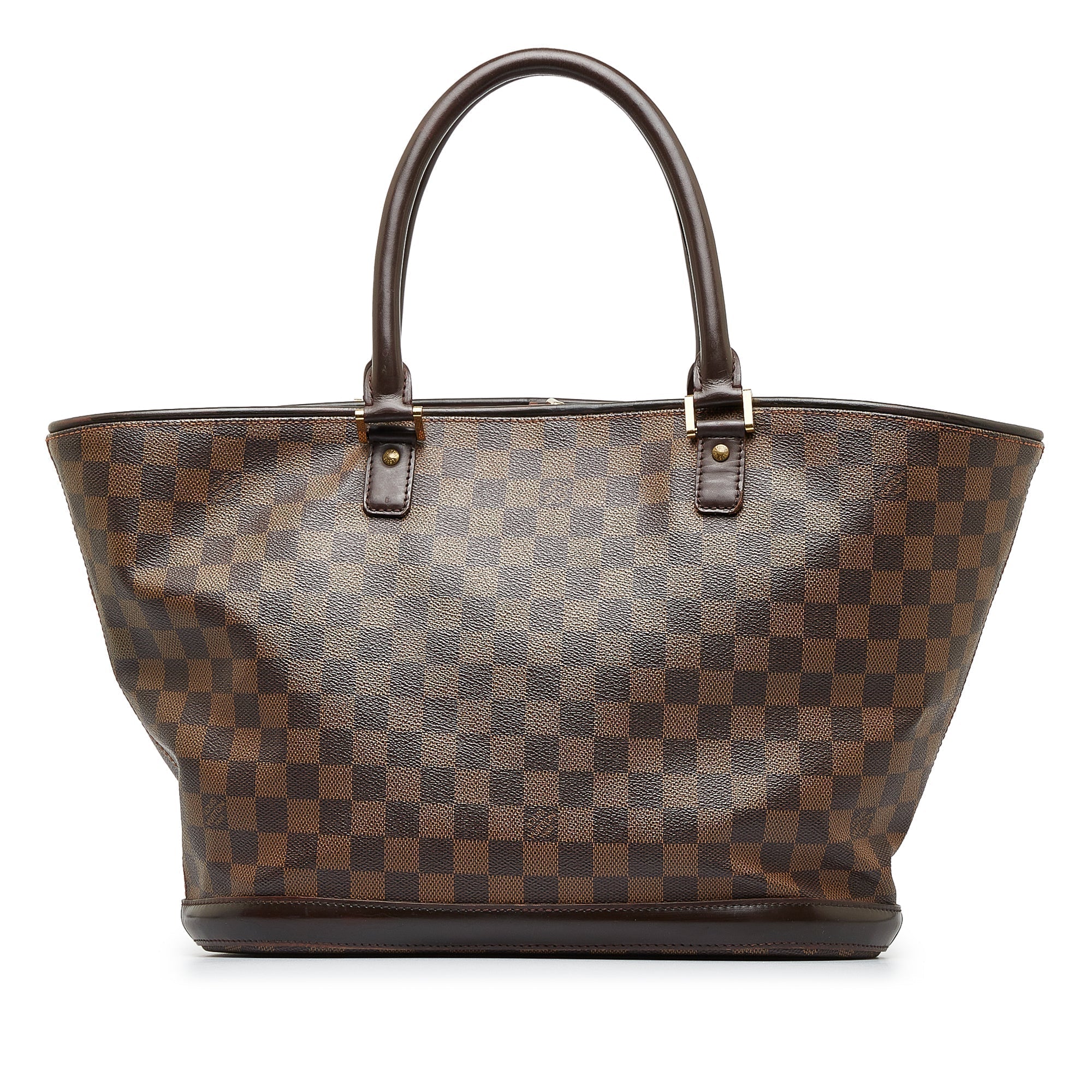 Brown LV Damier Ebene Manosque GM Tote Bag
