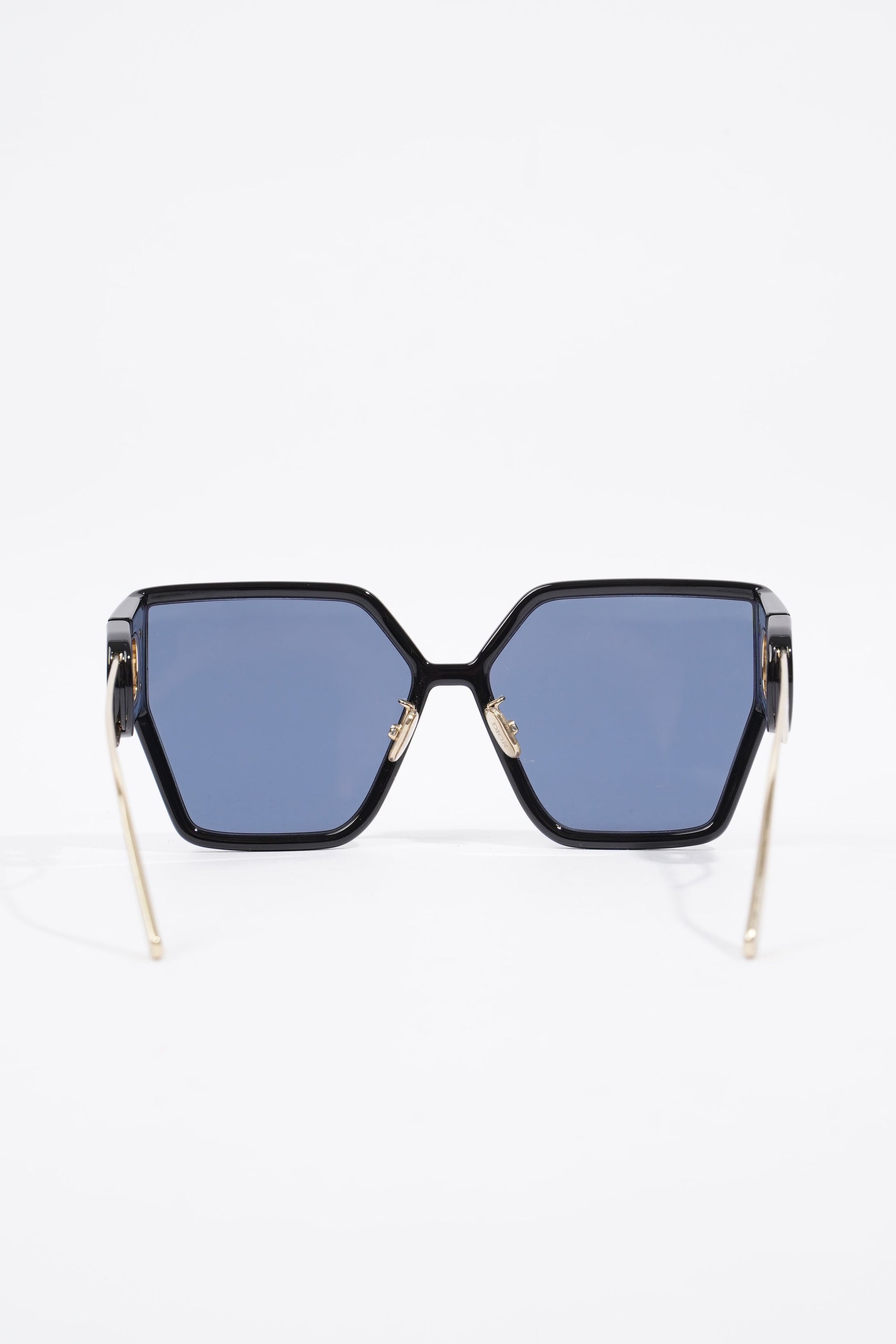 Christian D1OR 30 Montaigne Sunglasses Black / Gold Acetate 130