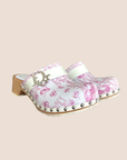 CHRISTIAN D1OR 2004 CHERRY BLOSSOM CLOG MULES