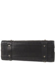 Cannage Lady D1OR East West Leather Handbag Black