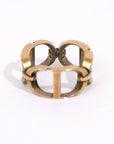 Christian D1OR CD Ring Gold Gold Plated Medium