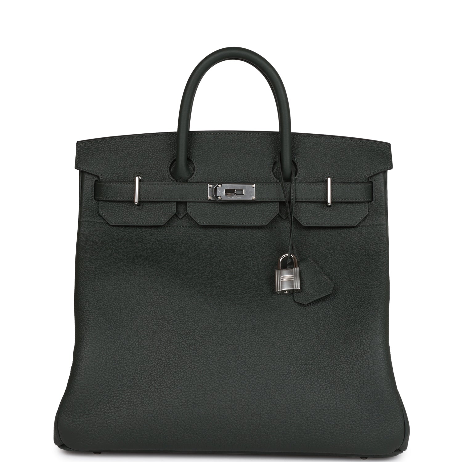 HMS HAC Birkin 40 Vert Fonce Togo Palladium Hardware
