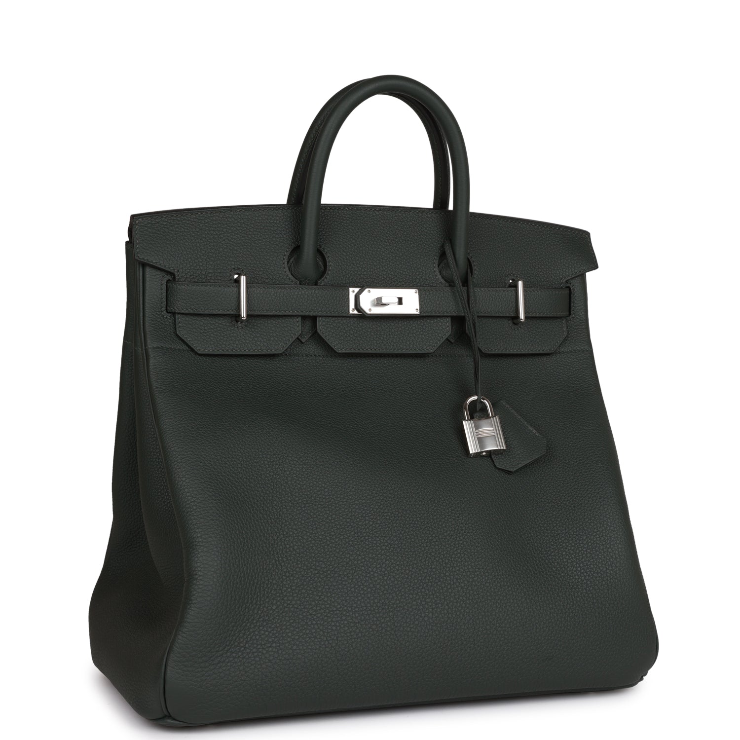 HMS HAC Birkin 40 Vert Fonce Togo Palladium Hardware