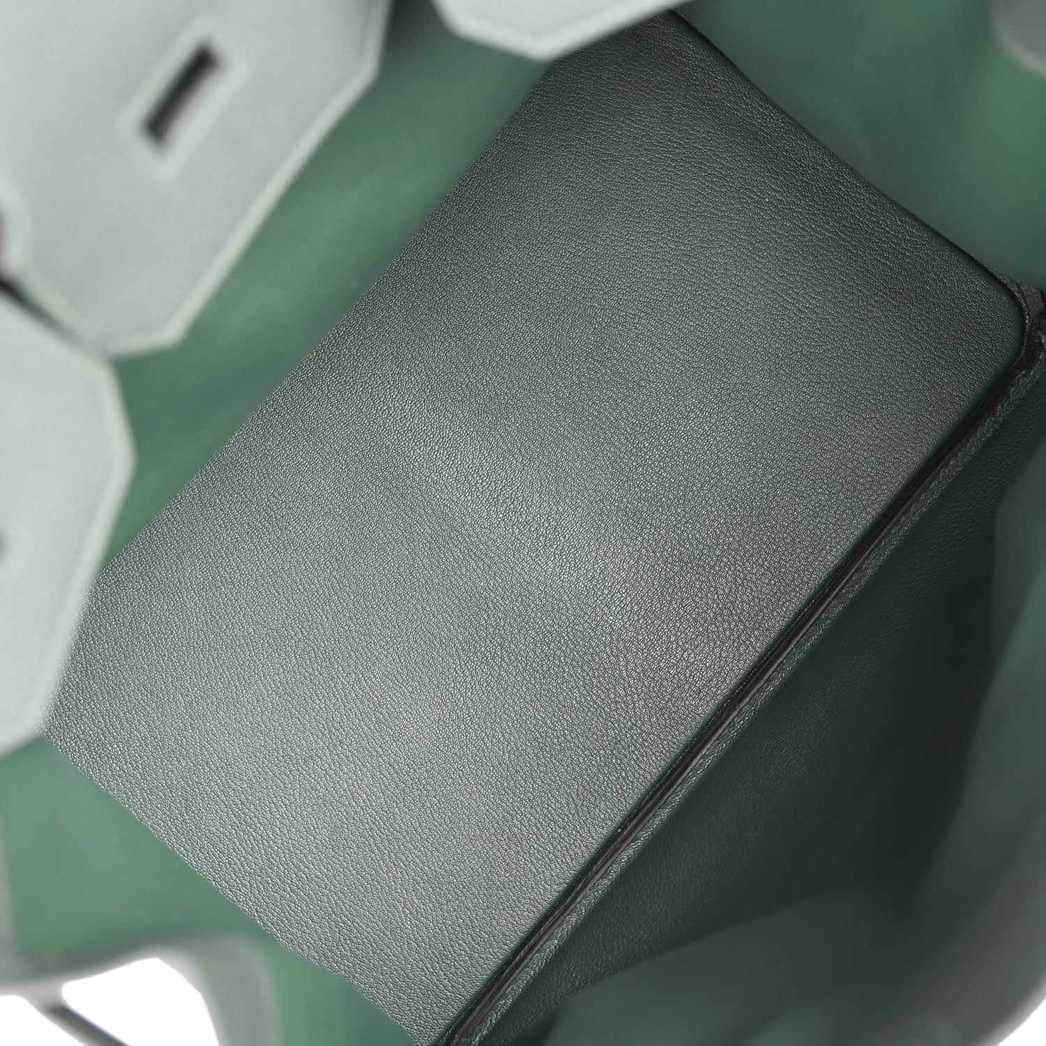 HMS HAC Birkin 40 Vert Fonce Togo Palladium Hardware