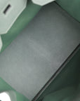 HMS HAC Birkin 40 Vert Fonce Togo Palladium Hardware