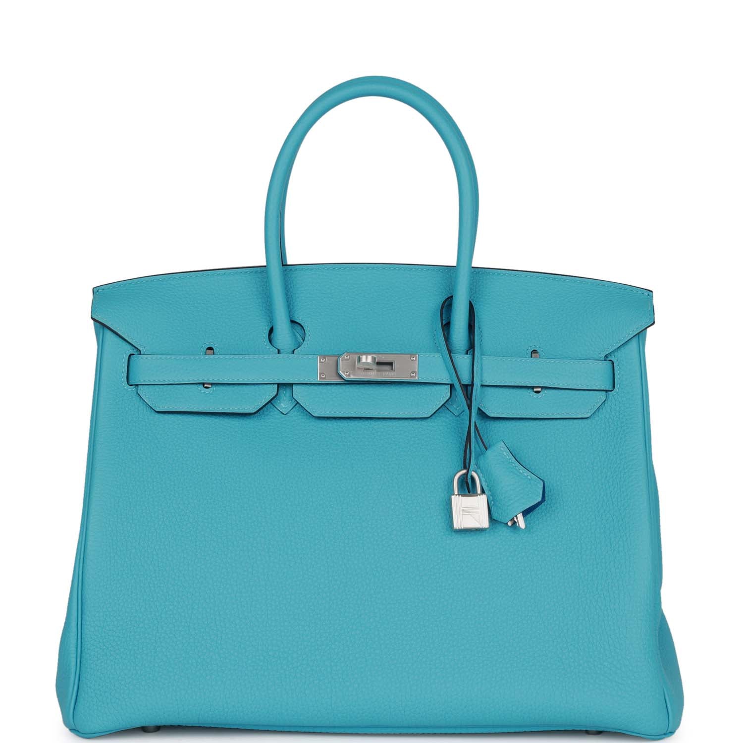 HMS Special Order (HSS) Birkin 35 Bleu du Nord Verso Togo Brushed Palladium Hardware