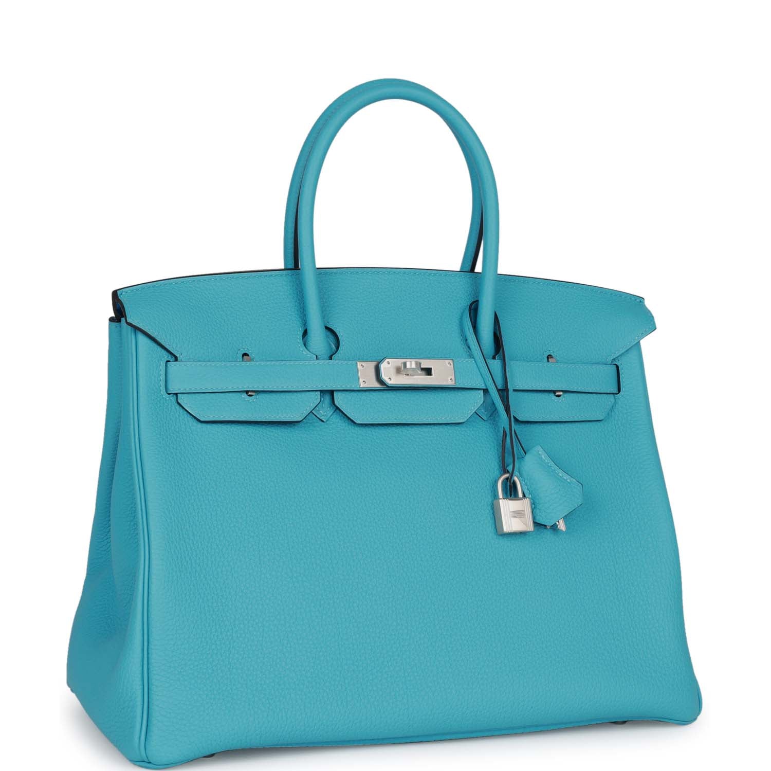 HMS Special Order (HSS) Birkin 35 Bleu du Nord Verso Togo Brushed Palladium Hardware