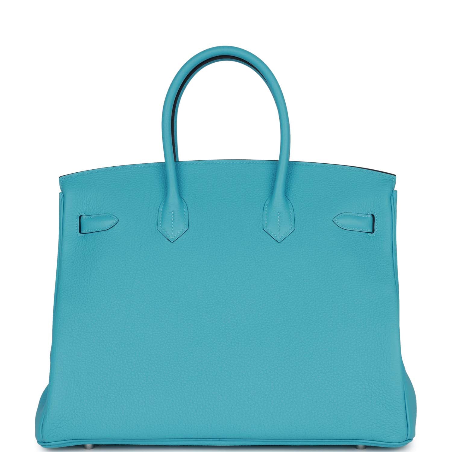 HMS Special Order (HSS) Birkin 35 Bleu du Nord Verso Togo Brushed Palladium Hardware