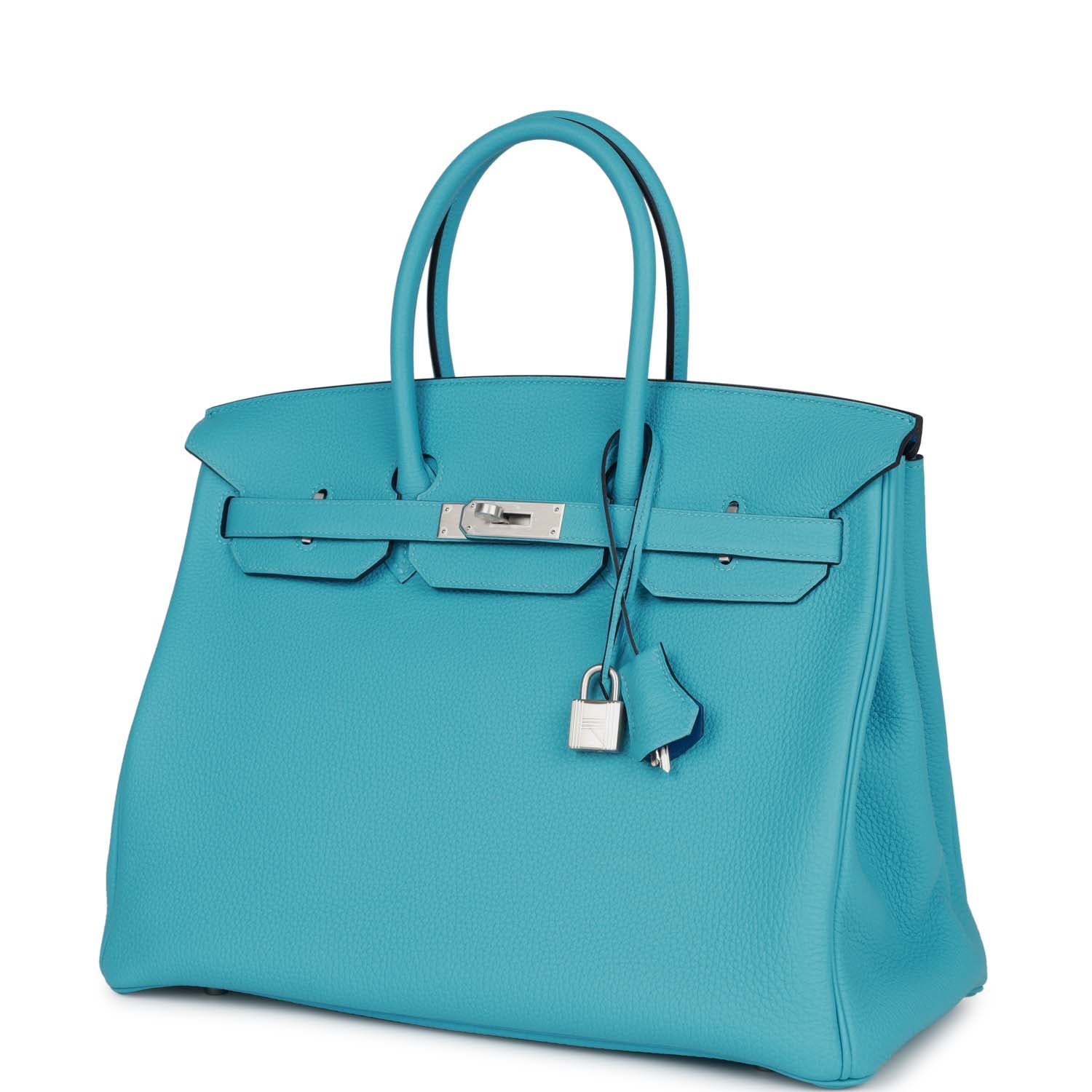 HMS Special Order (HSS) Birkin 35 Bleu du Nord Verso Togo Brushed Palladium Hardware
