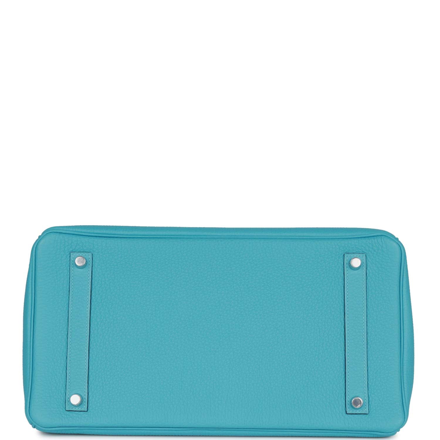 HMS Special Order (HSS) Birkin 35 Bleu du Nord Verso Togo Brushed Palladium Hardware