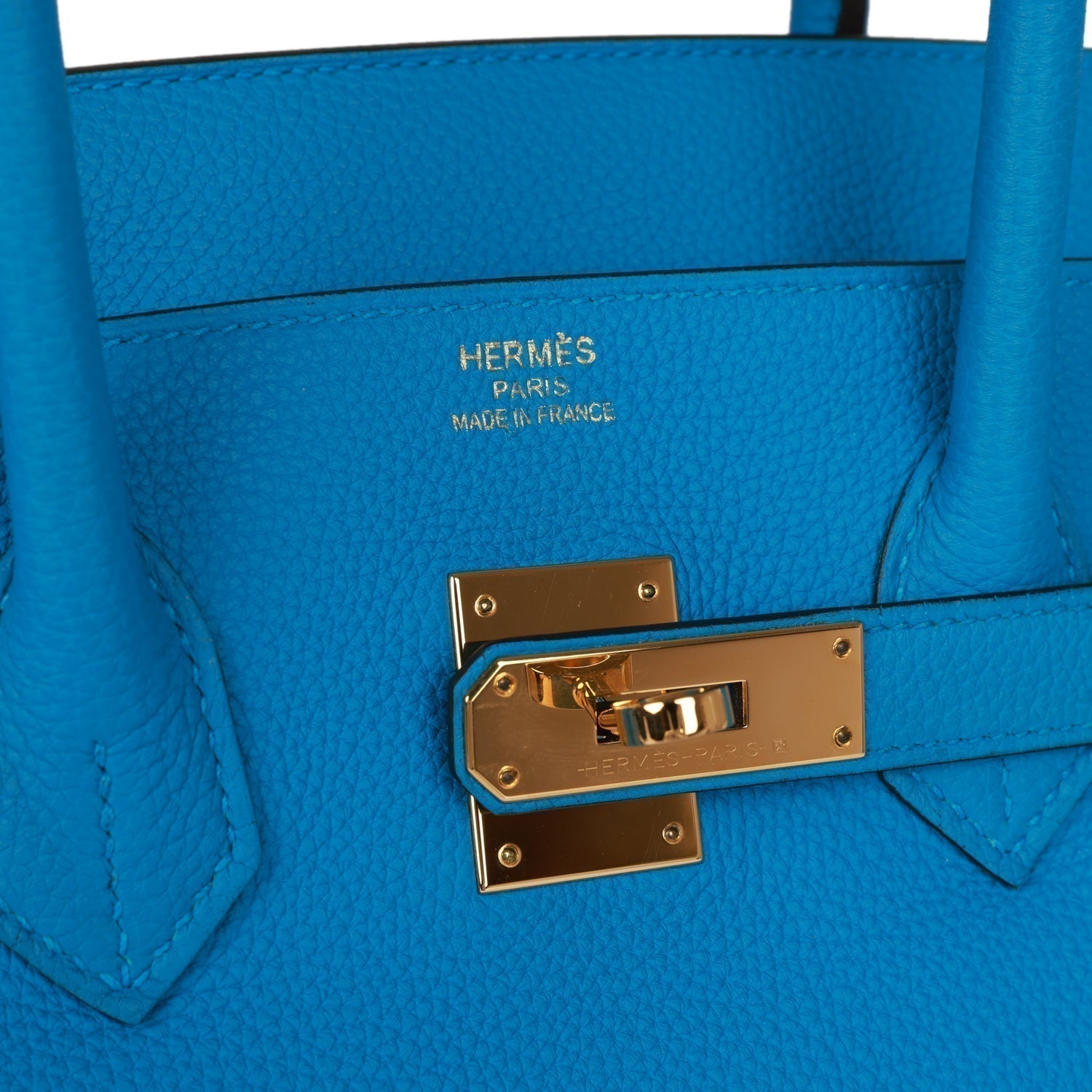 Top Quality HMS Birkin 35 Bleu Zanzibar Togo Gold Hardware