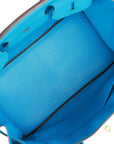 Top Quality HMS Birkin 35 Bleu Zanzibar Togo Gold Hardware