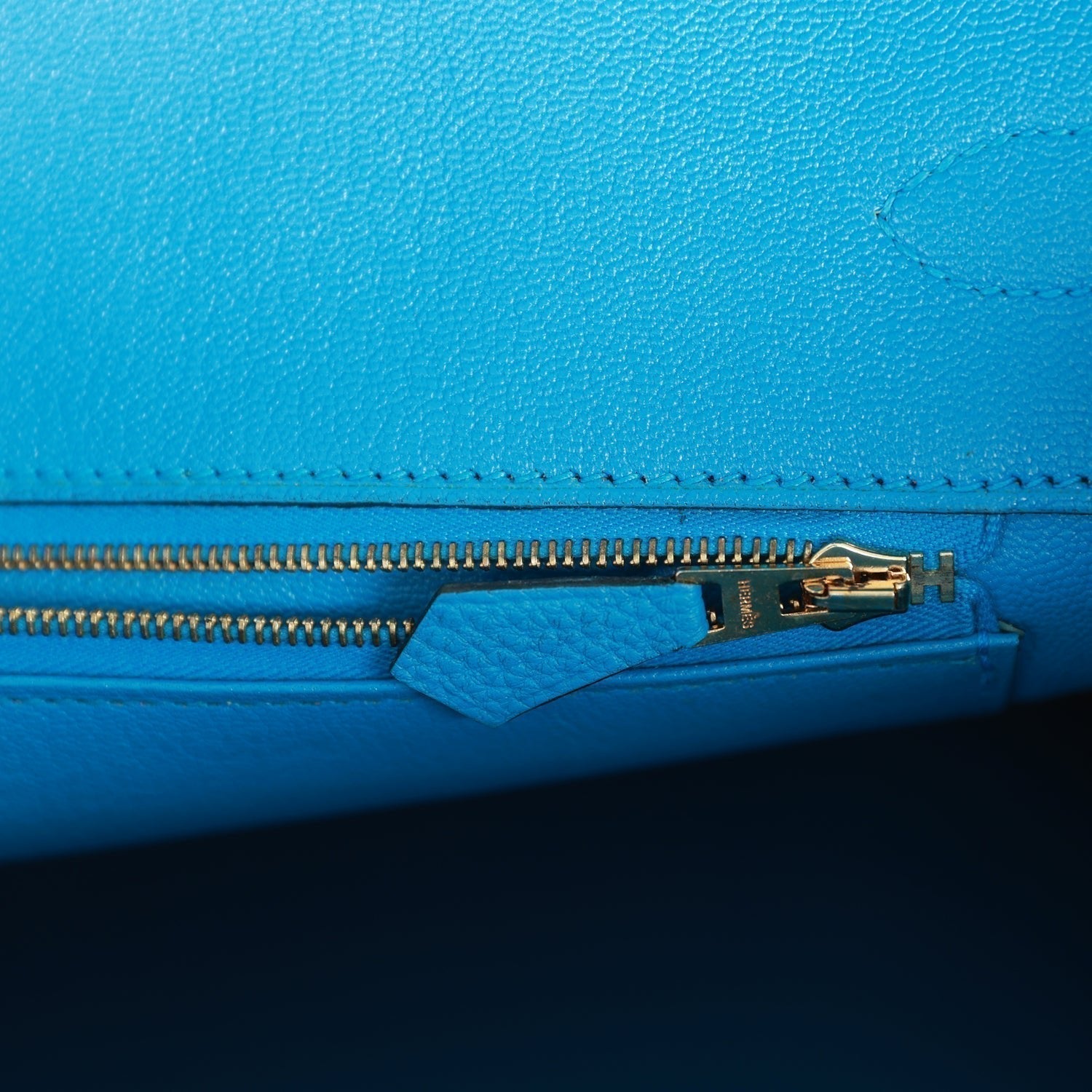 Top Quality HMS Birkin 35 Bleu Zanzibar Togo Gold Hardware