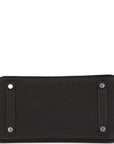 HMS Birkin 25 Black Lizard and Togo Touch Palladium Hardware