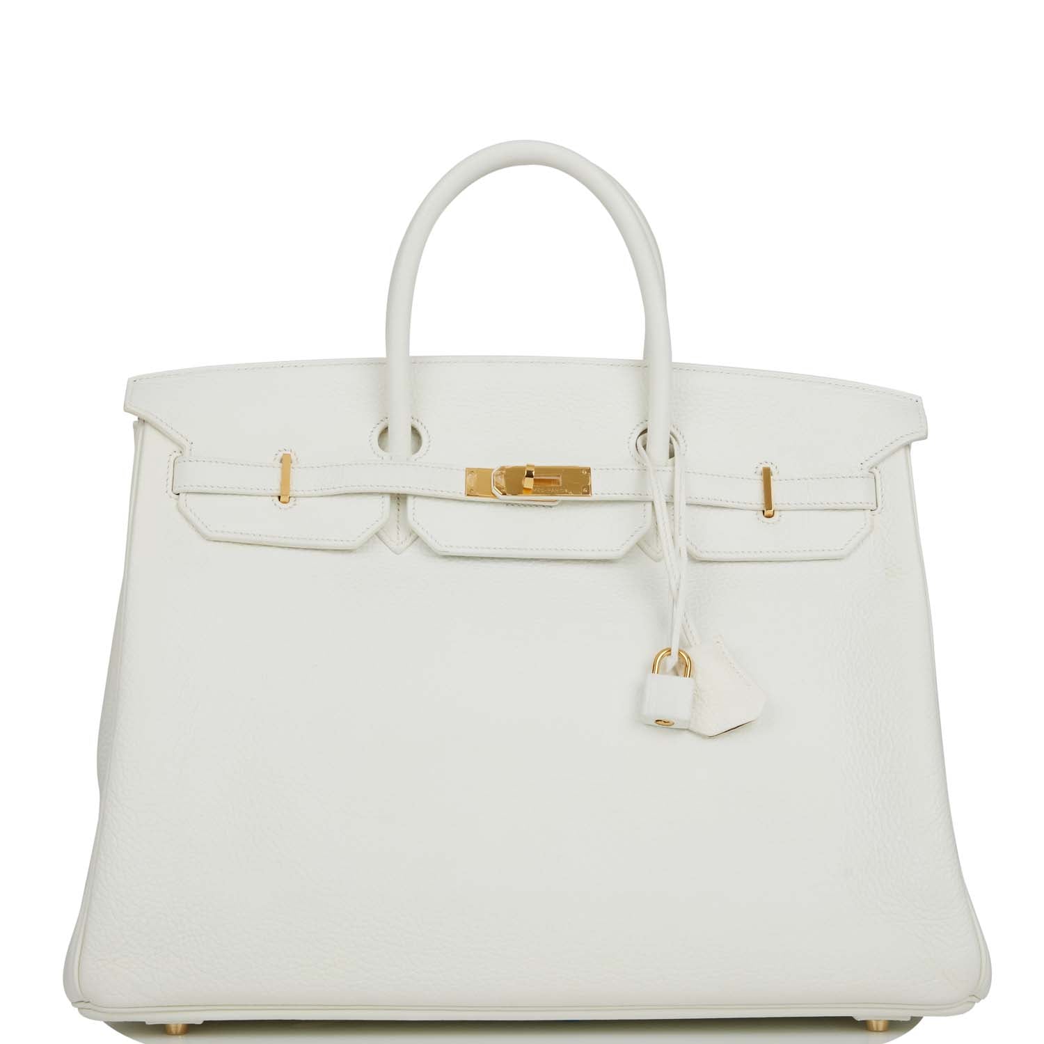 HMS Special Order (HSS) Birkin 40 White Verso Togo Gold Hardware