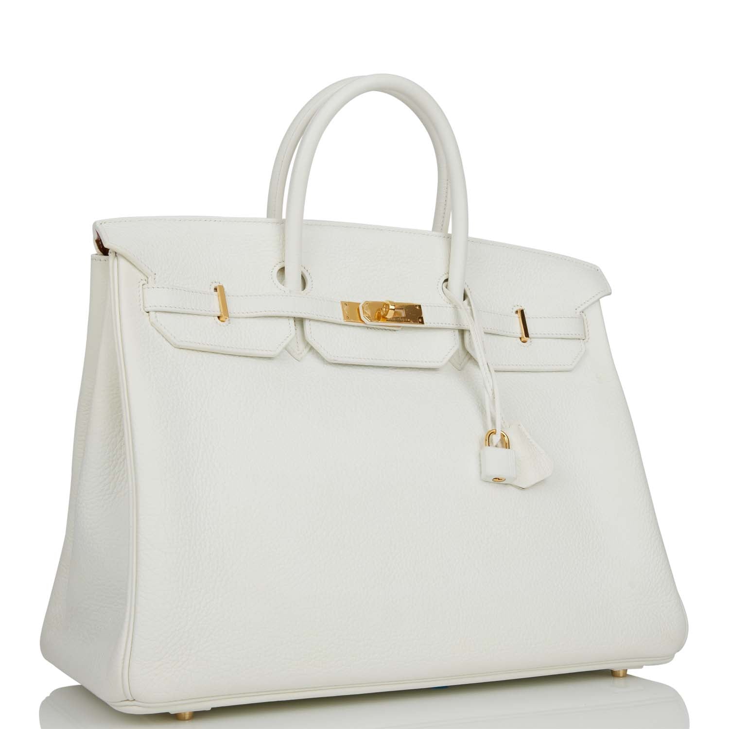HMS Special Order (HSS) Birkin 40 White Verso Togo Gold Hardware