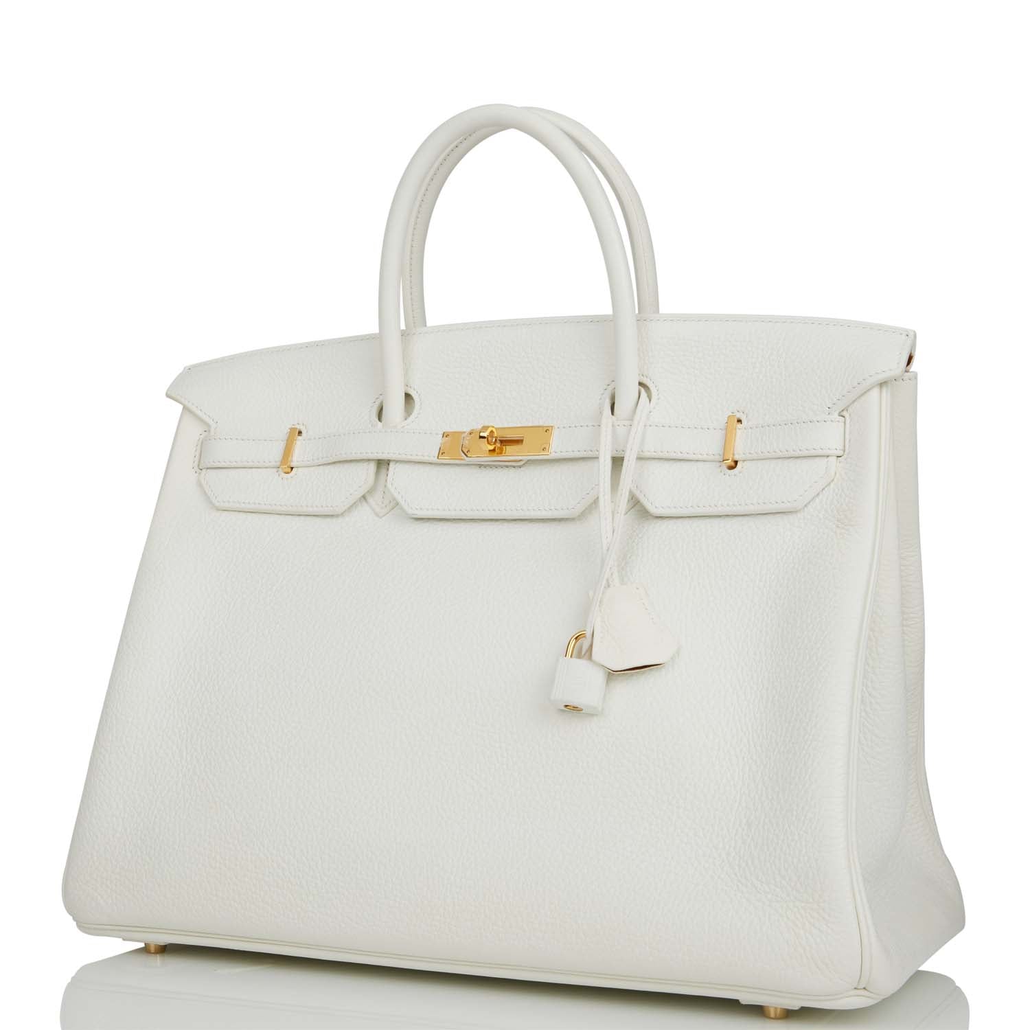 HMS Special Order (HSS) Birkin 40 White Verso Togo Gold Hardware