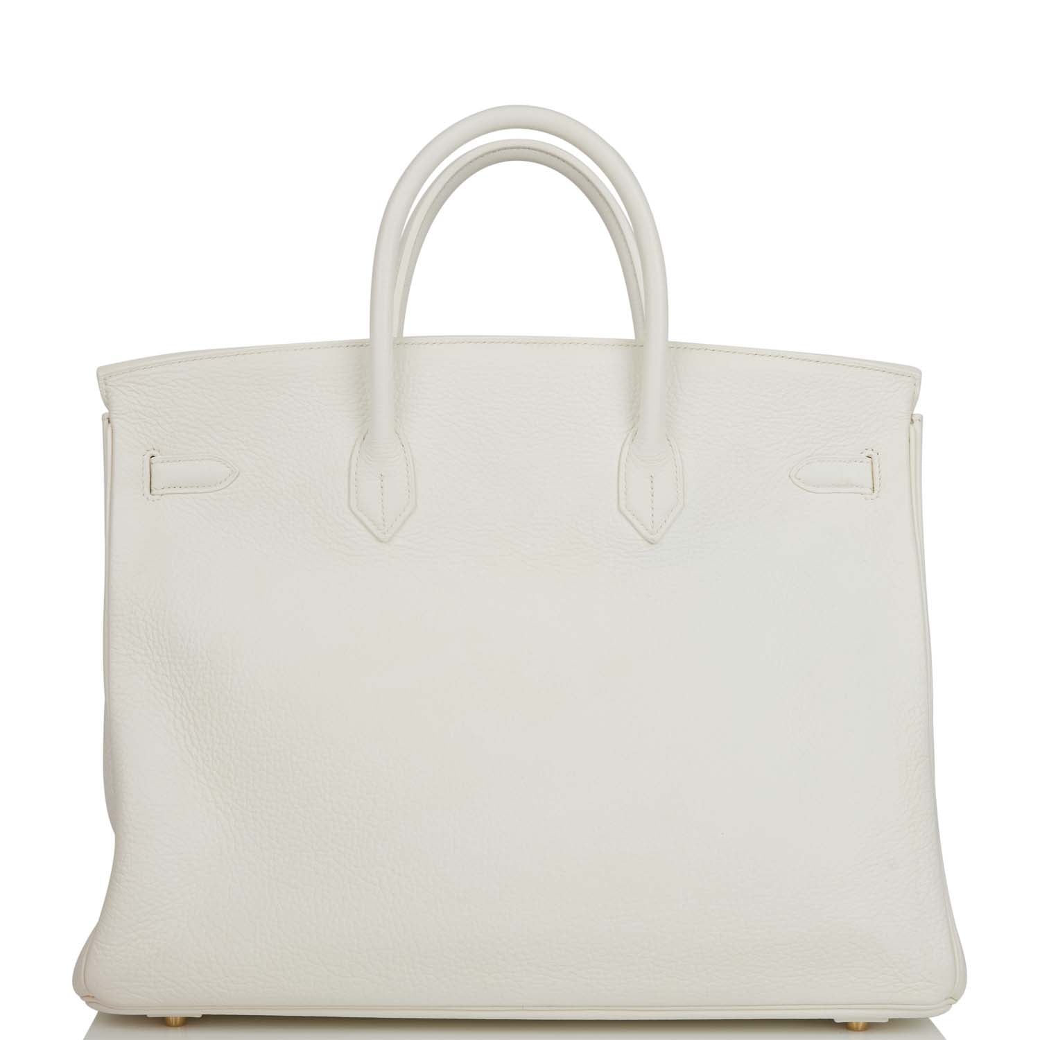 HMS Special Order (HSS) Birkin 40 White Verso Togo Gold Hardware
