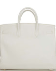 HMS Special Order (HSS) Birkin 40 White Verso Togo Gold Hardware