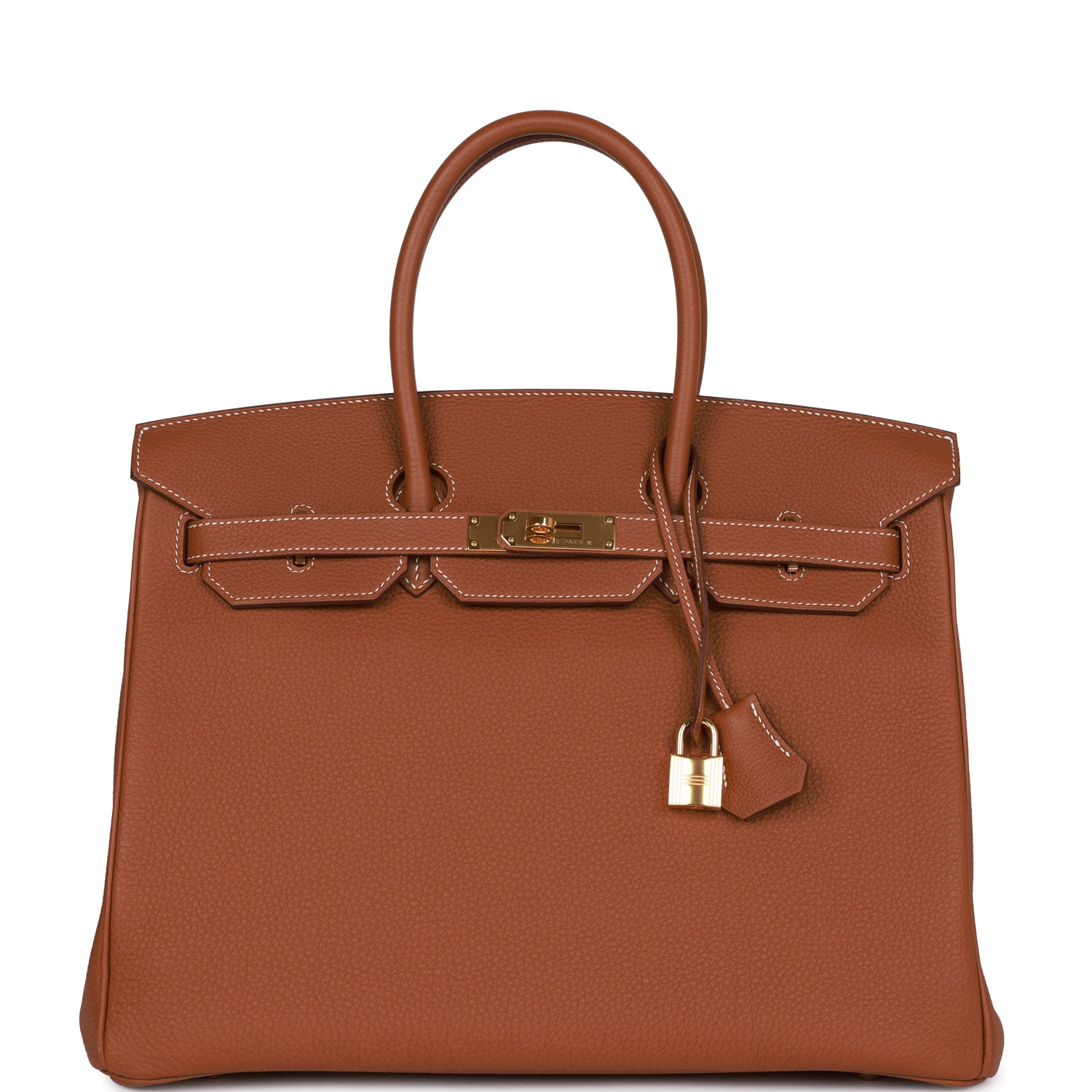 Top Quality HMS Birkin 35 Gold Togo Gold Hardware
