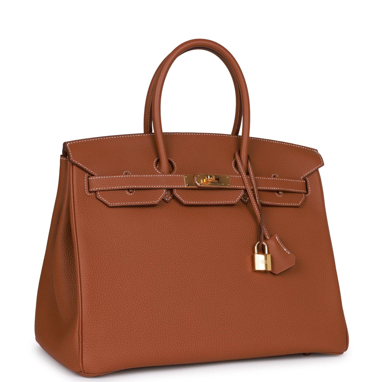 Top Quality HMS Birkin 35 Gold Togo Gold Hardware