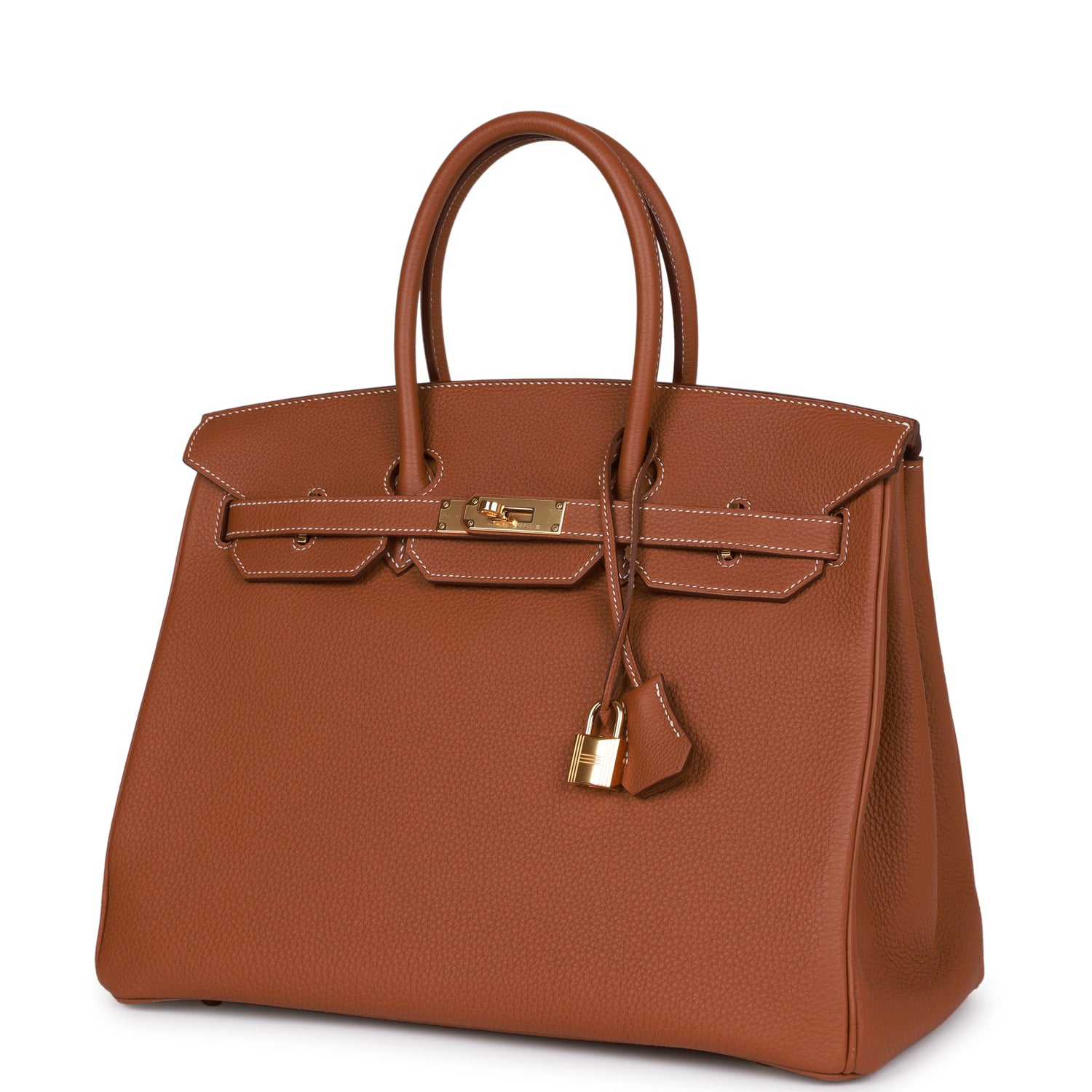 Top Quality HMS Birkin 35 Gold Togo Gold Hardware