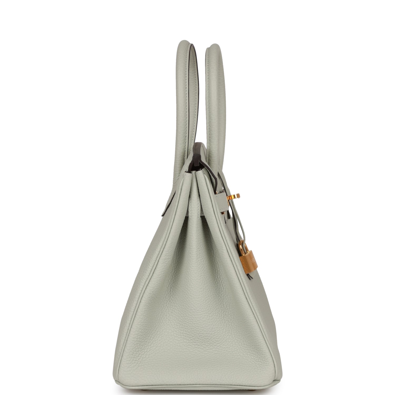HMS Birkin 30 Gris Neve Togo Gold Hardware