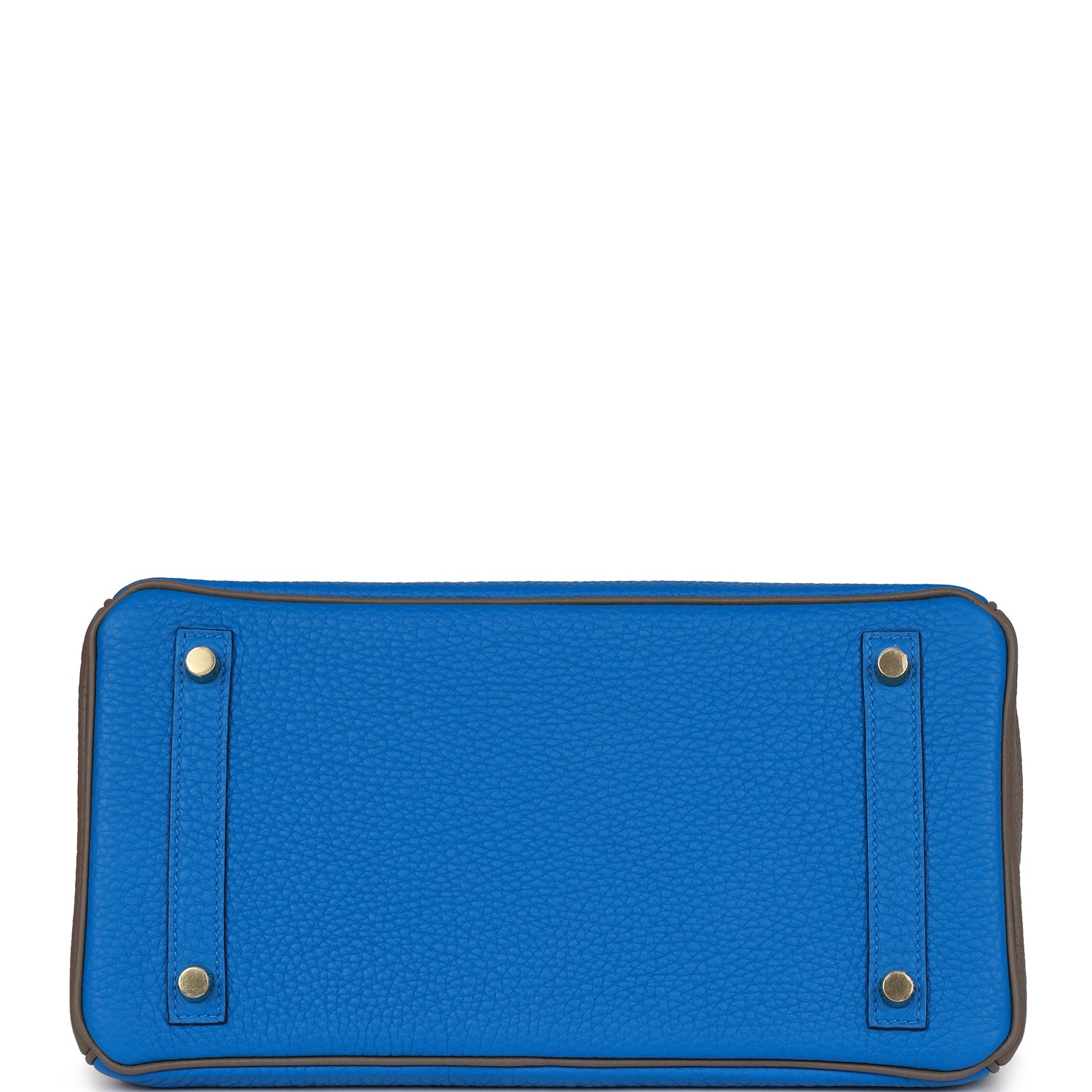 HMS Special Order (HSS) Birkin 30 Bleu Electric and Etain Clemence Brushed Gold Hardware