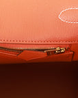 HMS Special Order (HSS) Birkin 35 White Verso Clemence Gold Hardware