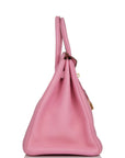 Top Quality HMS Birkin 35 Bubblegum Togo Gold Hardware