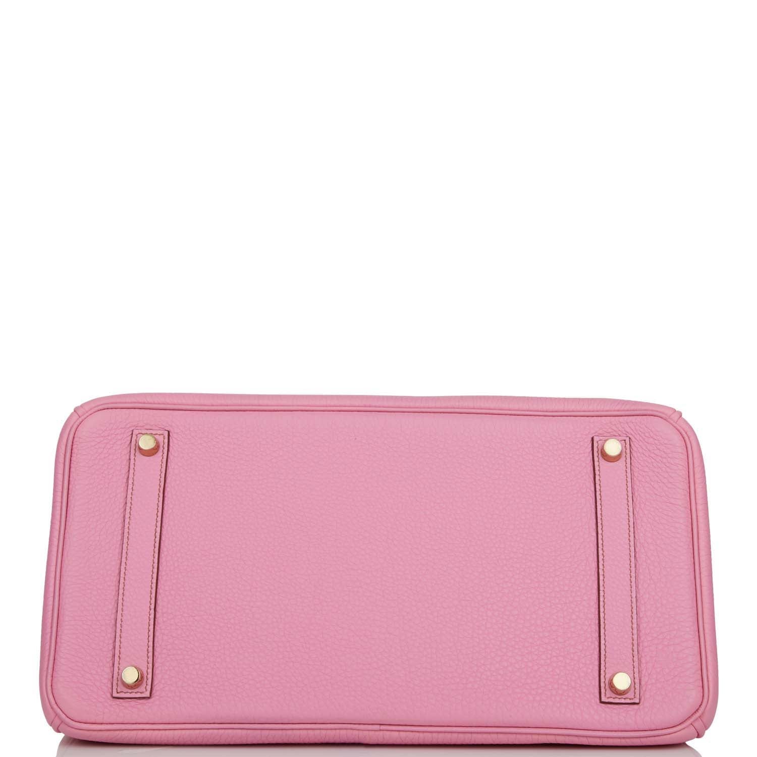 Top Quality HMS Birkin 35 Bubblegum Togo Gold Hardware