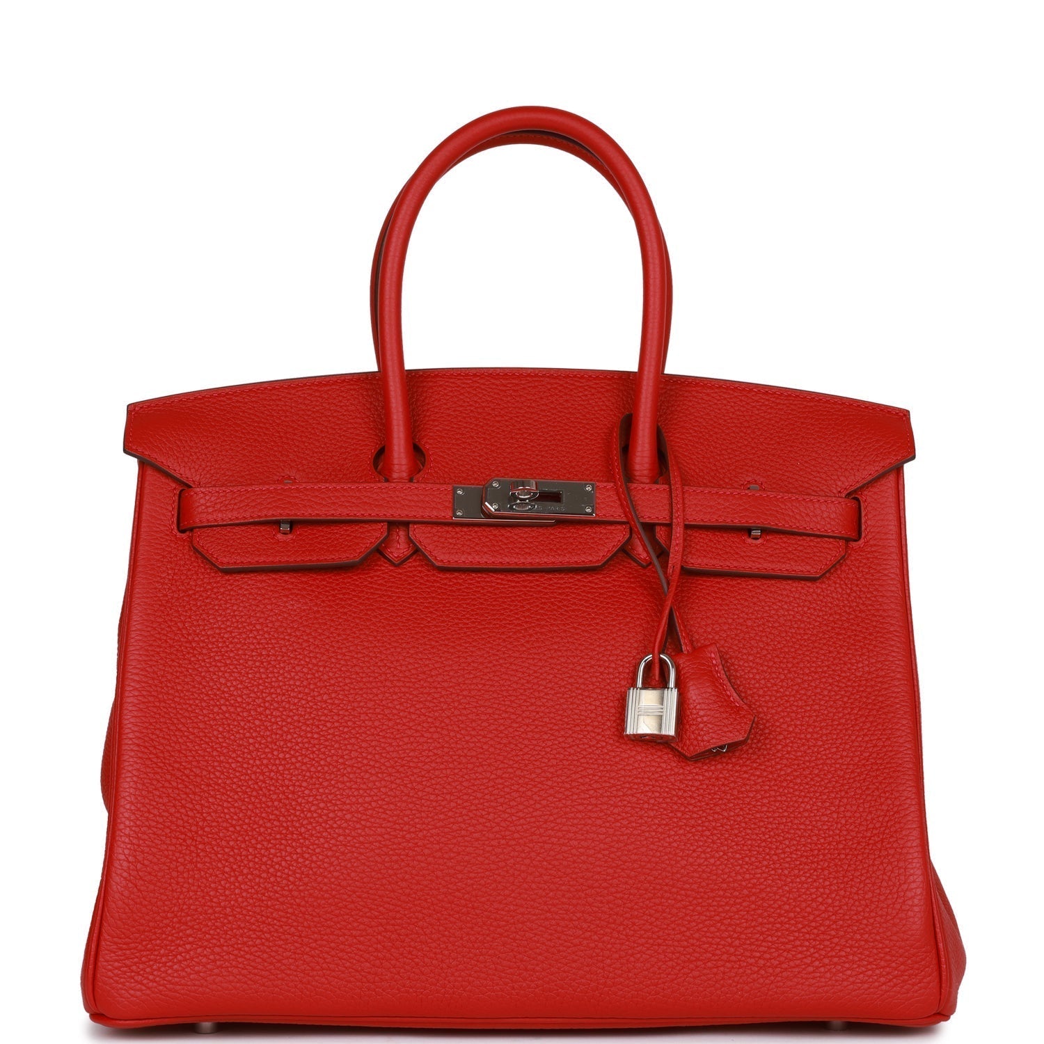HMS Birkin 35 Rouge de Coeur Togo Palladium Hardware