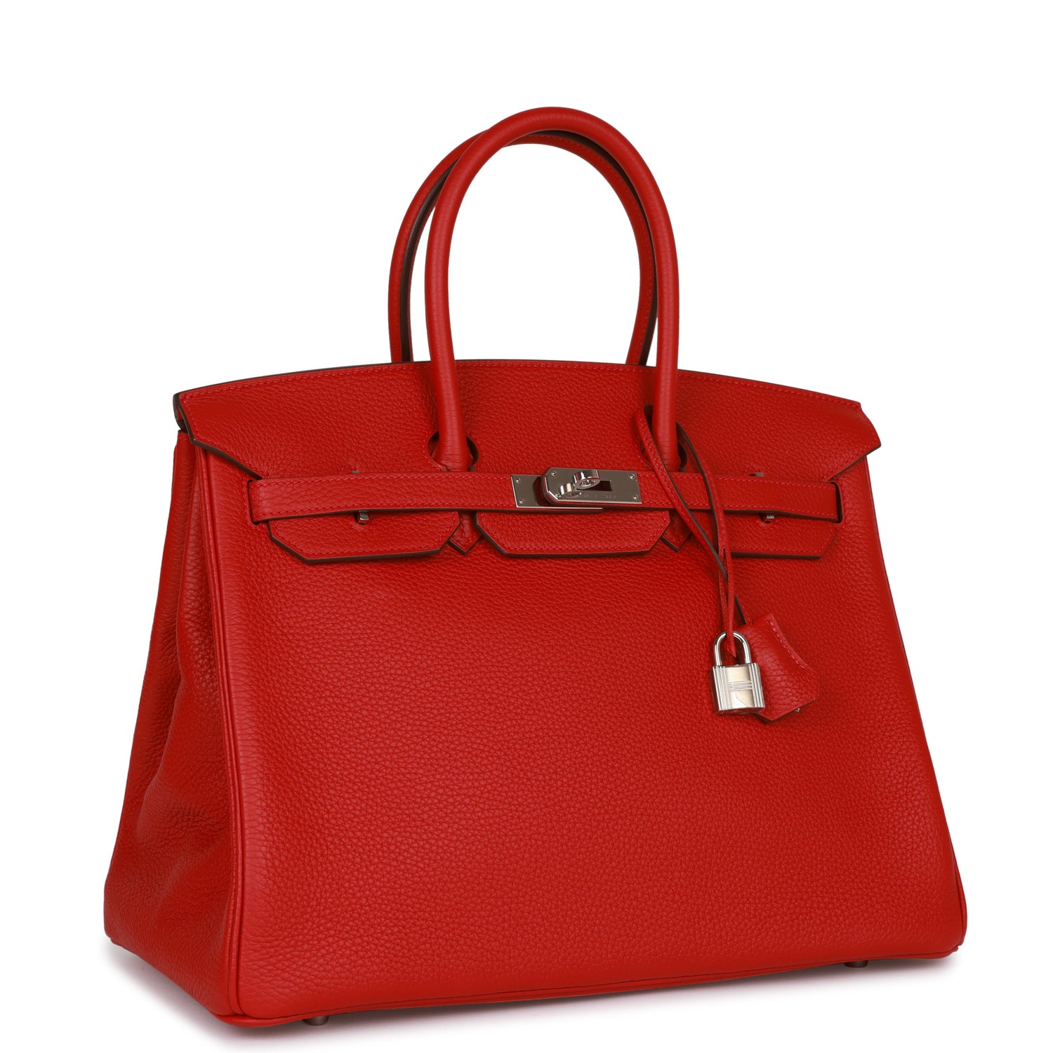 HMS Birkin 35 Rouge de Coeur Togo Palladium Hardware